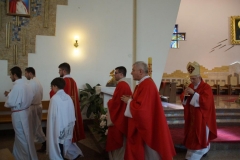 Uroczyste wprowadzenie relikwii św. Maksymiliana